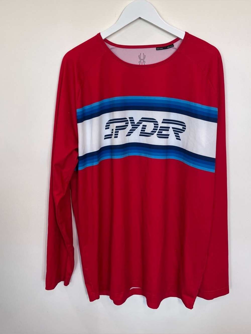 Spyder Pump Long Sleeve Shirt Mens Xxl Red USA Ski Team